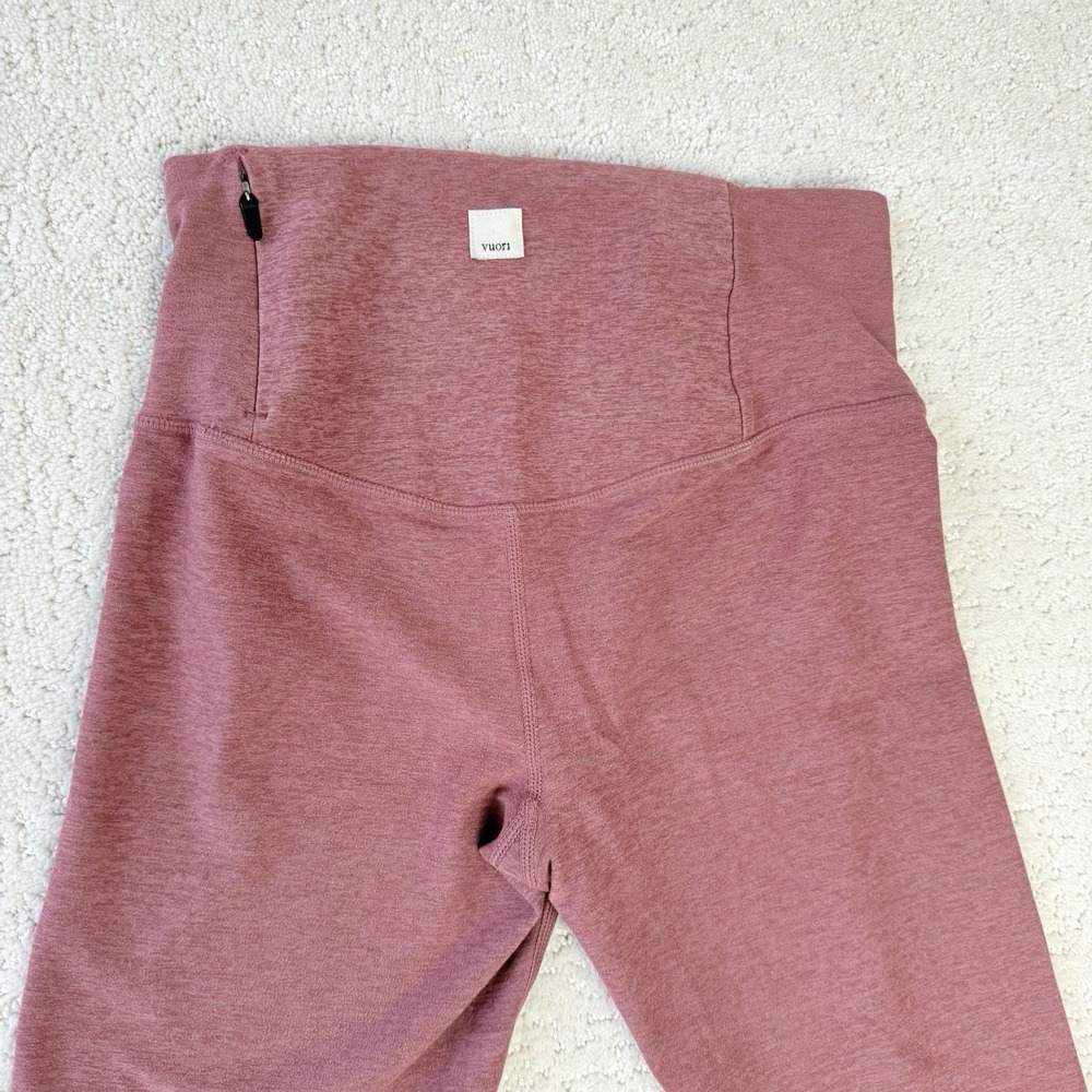 Vuori Clean Elevation Leggings Womens XS Dusty Rose High Rise $98 VW444 - Picture 6 of 8